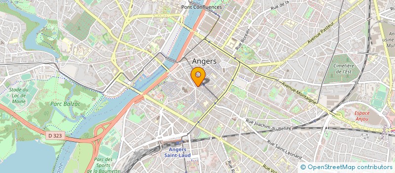 localisation de l'entreprise MONSIEUR BENOIT BONAVIA à ANGERS