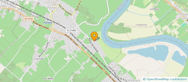 localisation de l'entreprise MONSIEUR BENOIT BONINSEGNI  PORTETS