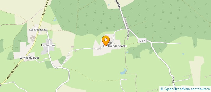 localisation de l'entreprise MONSIEUR BENOIT BONNEAU  SAINT-PIERRE-LES-ETIEUX