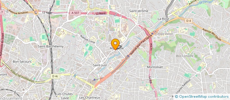 localisation de l'entreprise MONSIEUR BENOIT BONNEVIE à MARSEILLE