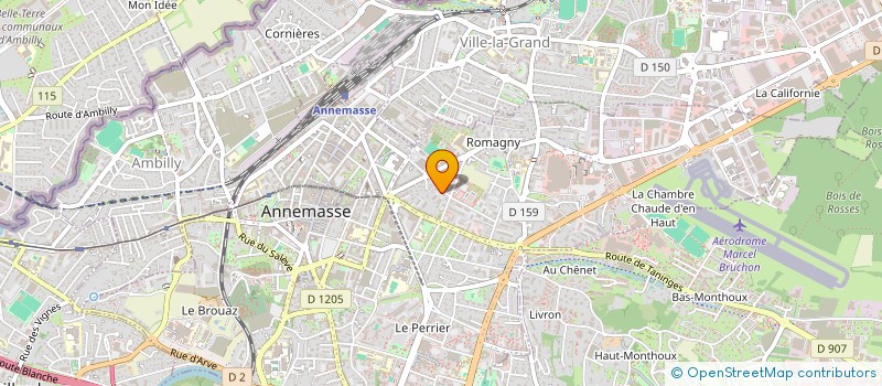 localisation de l'entreprise MONSIEUR BENOIT BORDAT  ANNEMASSE