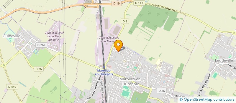 localisation de l'entreprise MONSIEUR BENOIT BORDESSOULLES  MAROLLES-EN-HUREPOIX