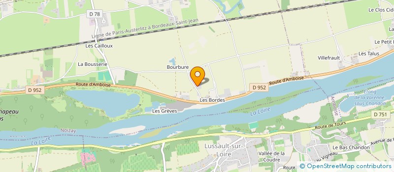 localisation de l'entreprise MONSIEUR BENOIT BORDIER  NOIZAY