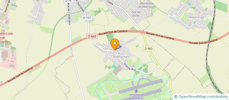 localisation de l'entreprise MONSIEUR BENOIT BOSSART  NIERGNIES