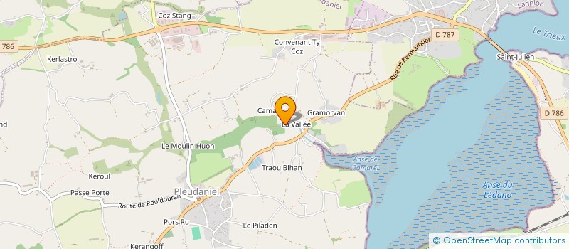 localisation de l'entreprise MONSIEUR BENOIT BOSSUET  PLEUDANIEL