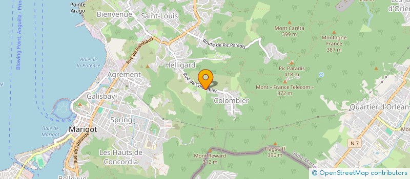 localisation de l'entreprise MONSIEUR BENOIT BOUCHER  SAINT-MARTIN