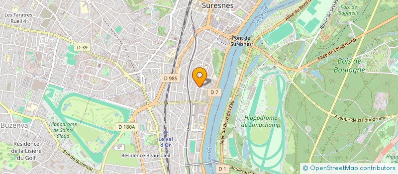 localisation de l'entreprise MONSIEUR BENOIT BOUCHET à SURESNES