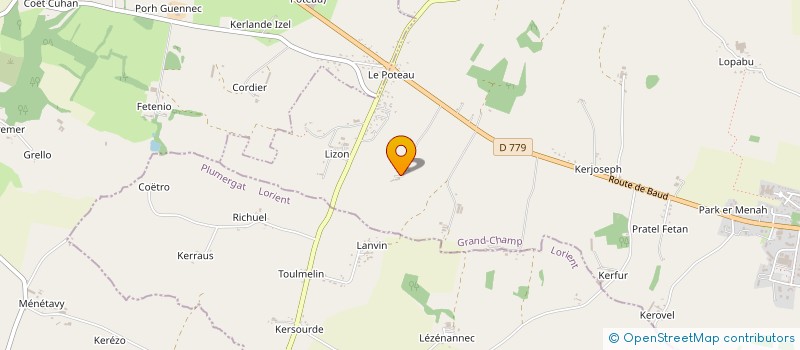 localisation de l'entreprise MONSIEUR BENOIT BOUCHEZ  GRANDCHAMP