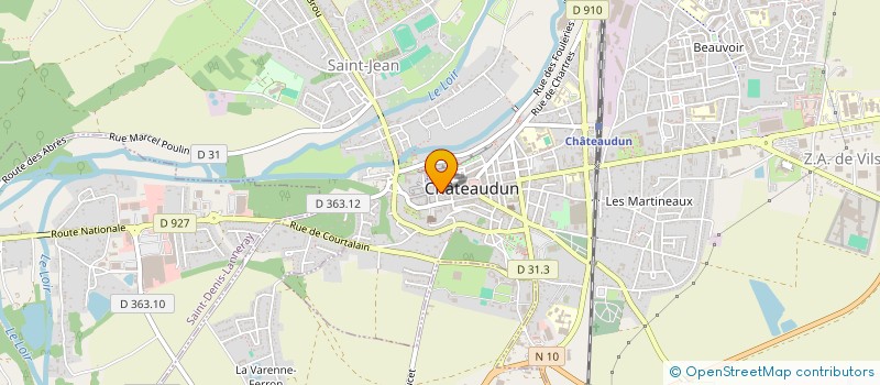 localisation de l'entreprise MONSIEUR BENOIT BOUDET à CHATEAUDUN