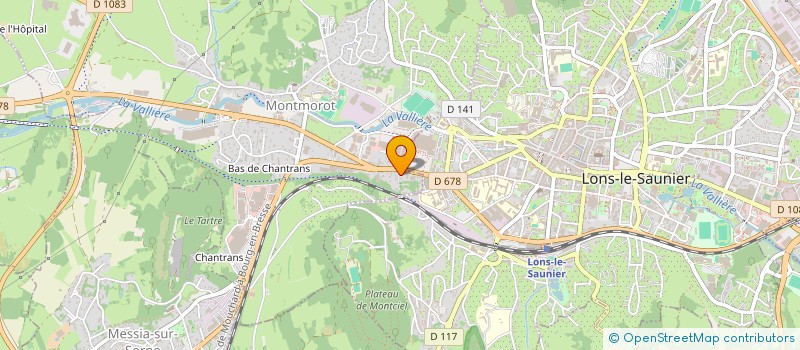 localisation de l'entreprise MONSIEUR BENOIT BOUDIER  LONS-LE-SAUNIER