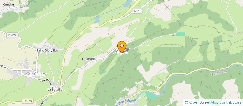 localisation de l'entreprise MONSIEUR BENOIT BOUDOYEN  SAINT-FLORET