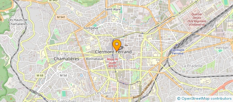 localisation de l'entreprise MONSIEUR BENOIT BOUGHON  CLERMONT-FERRAND