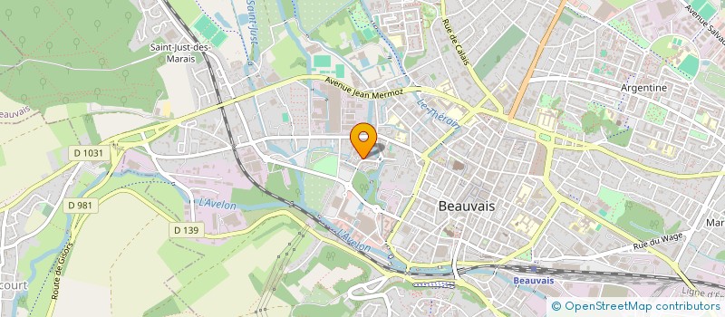 localisation de l'entreprise MONSIEUR BENOIT BOULOGNE  BEAUVAIS