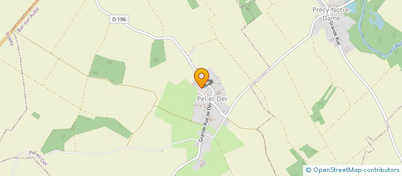 localisation de l'entreprise MONSIEUR BENOIT BOURCIER  PEL-ET-DER
