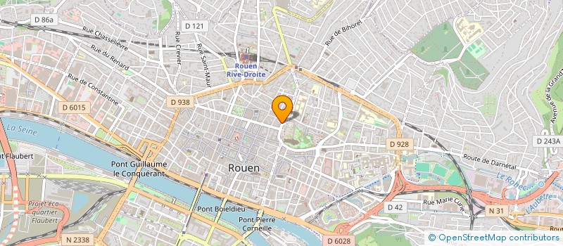 localisation de l'entreprise MONSIEUR BENOIT BOURDEAU à ROUEN