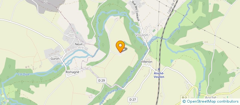 localisation de l'entreprise MONSIEUR BENOIT BOURDONNEAU  VOULON