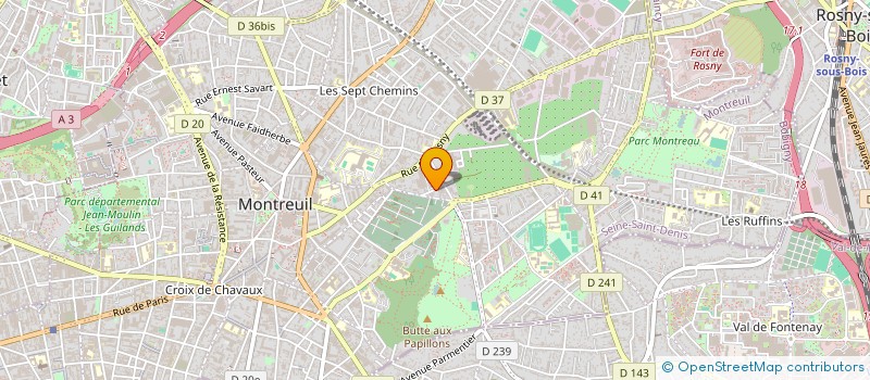 localisation de l'entreprise MONSIEUR BENOIT BOUREL à MONTREUIL
