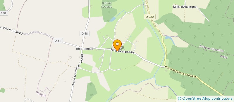 localisation de l'entreprise MONSIEUR BENOIT BOURRAT  PRECY