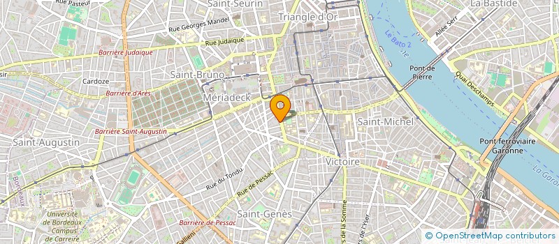 localisation de l'entreprise MONSIEUR BENOIT BOUTHIER  BORDEAUX