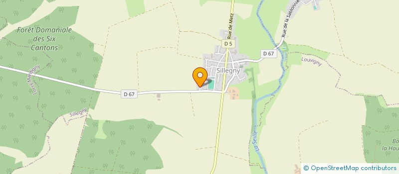 localisation de l'entreprise MONSIEUR BENOIT BOUTSERIN  SILLEGNY