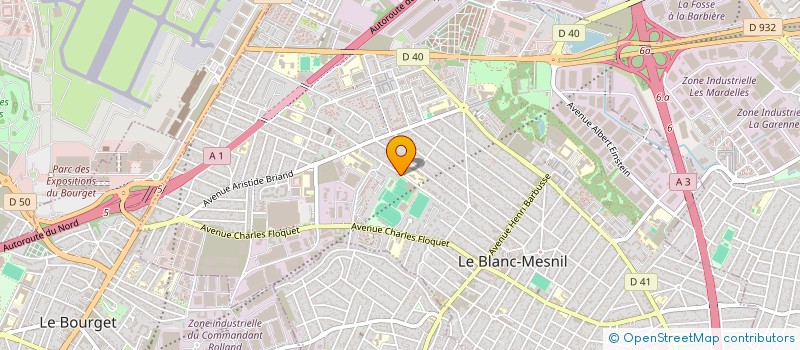 localisation de l'entreprise MONSIEUR BENOIT BOUZY à LE BLANC-MESNIL