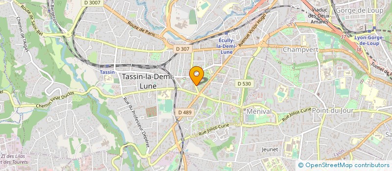 localisation de l'entreprise MONSIEUR BENOIT BRACONNIER à TASSIN-LA-DEMI-LUNE