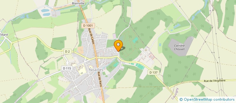 localisation de l'entreprise MONSIEUR BENOIT BRAESCH  NOAILLES