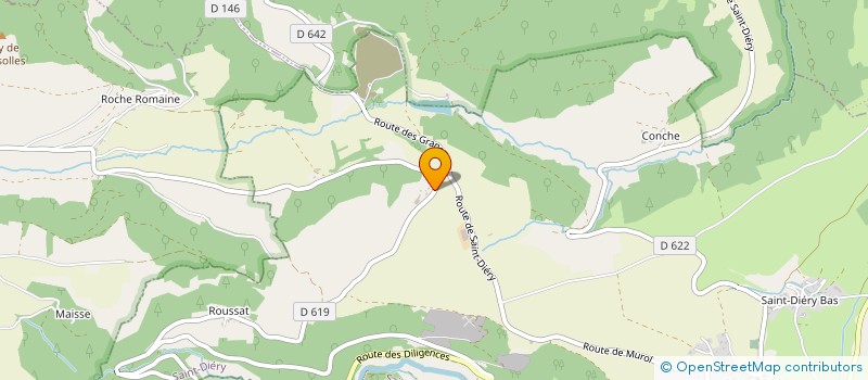 localisation de l'entreprise MONSIEUR BENOIT BRAJON  SAINT-DIERY