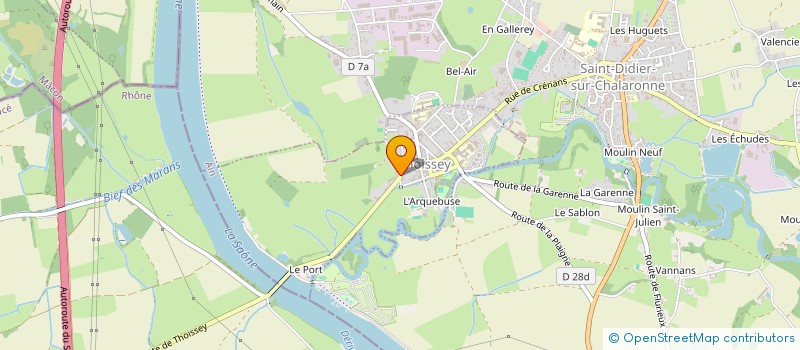 localisation de l'entreprise MONSIEUR BENOIT BRANCHY  THOISSEY