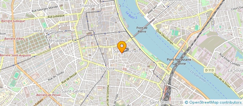 localisation de l'entreprise MONSIEUR BENOIT BREDIF  BORDEAUX