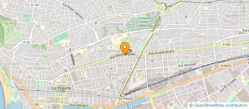 localisation de l'entreprise MONSIEUR BENOIT BREHIER  LE HAVRE