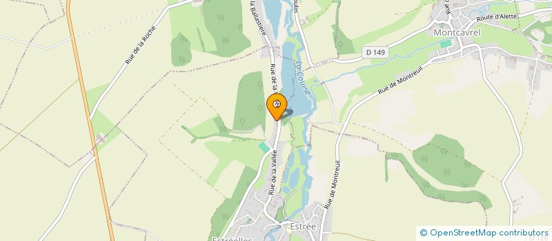 localisation de l'entreprise MONSIEUR BENOIT BREMER  ESTREELLES