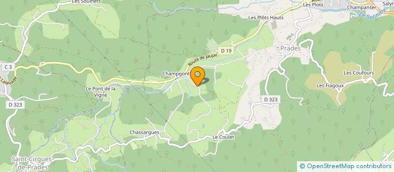 localisation de l'entreprise MONSIEUR BENOIT BREYSSE à PRADES