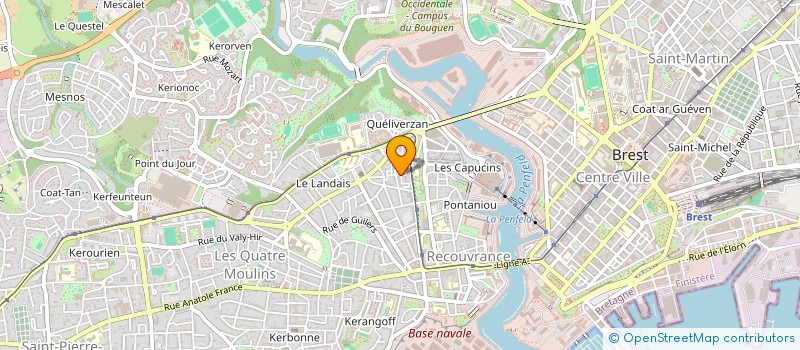 localisation de l'entreprise MONSIEUR BENOIT BRICOUT à BREST