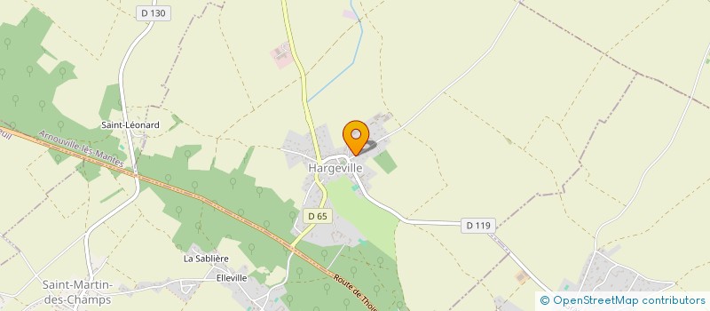 localisation de l'entreprise MONSIEUR BENOIT BRIDENNE  HARGEVILLE