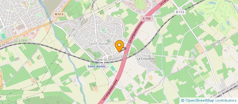 localisation de l'entreprise MONSIEUR BENOIT BRIENNE  SAINT-AUNES