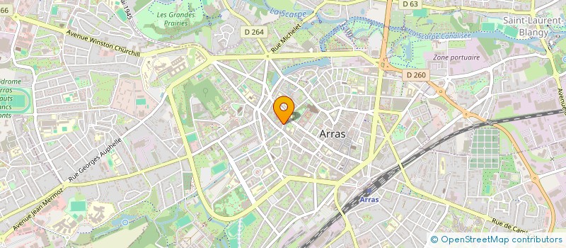 localisation de l'entreprise MONSIEUR BENOIT BRIFFAUT à ARRAS