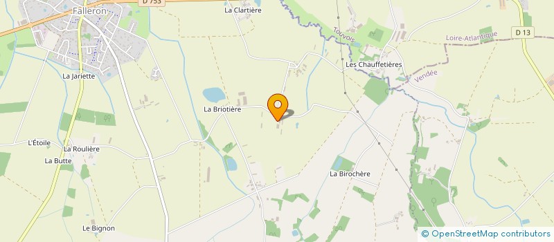 localisation de l'entreprise MONSIEUR BENOIT BROCHET à FALLERON