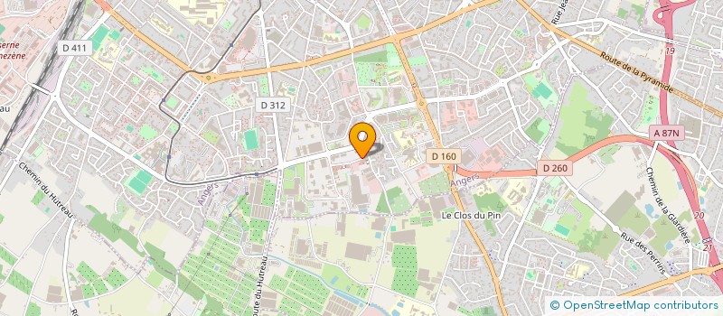 localisation de l'entreprise MONSIEUR BENOIT BROSSARD à ANGERS