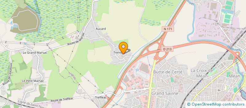 localisation de l'entreprise MONSIEUR BENOIT BROSSARD  TRIGNAC