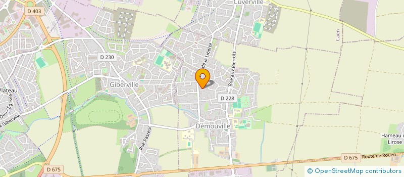 localisation de l'entreprise MONSIEUR BENOIT BROSSEAU  DEMOUVILLE