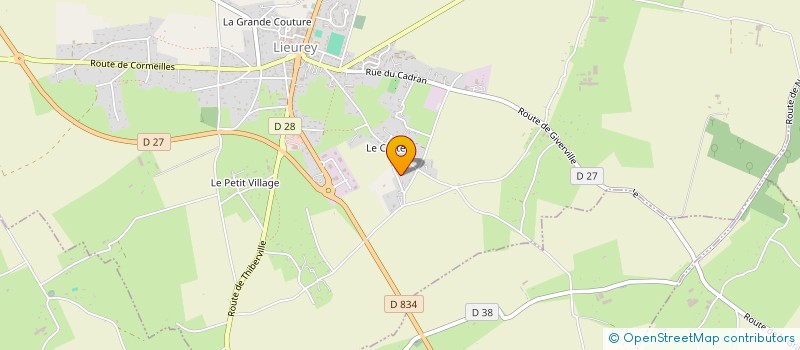 localisation de l'entreprise MONSIEUR BENOIT BROUSSET  LIEUREY