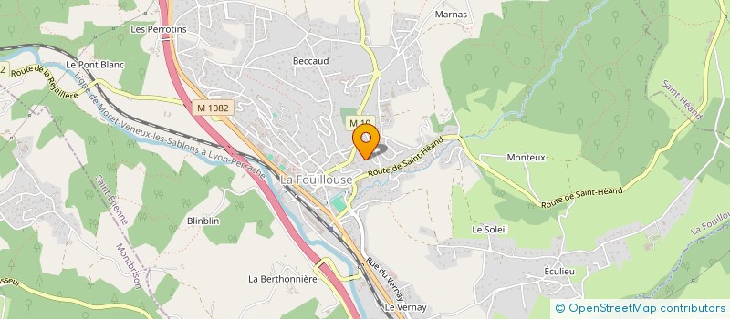 localisation de l'entreprise MONSIEUR BENOIT BRUEL  LA FOUILLOUSE