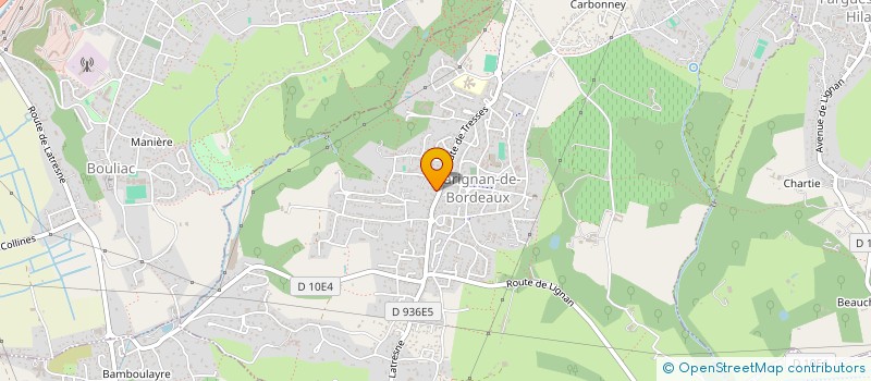 localisation de l'entreprise MONSIEUR BENOIT BRUMEAU  CARIGNAN-DE-BORDEAUX