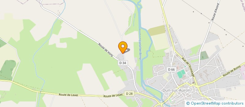 localisation de l'entreprise MONSIEUR BENOIT BRUNET  DUN-SUR-AURON