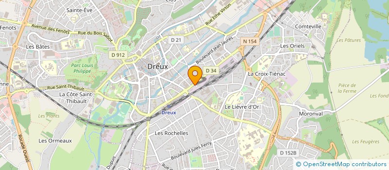 localisation de l'entreprise MONSIEUR BENOIT BRUNET à DREUX