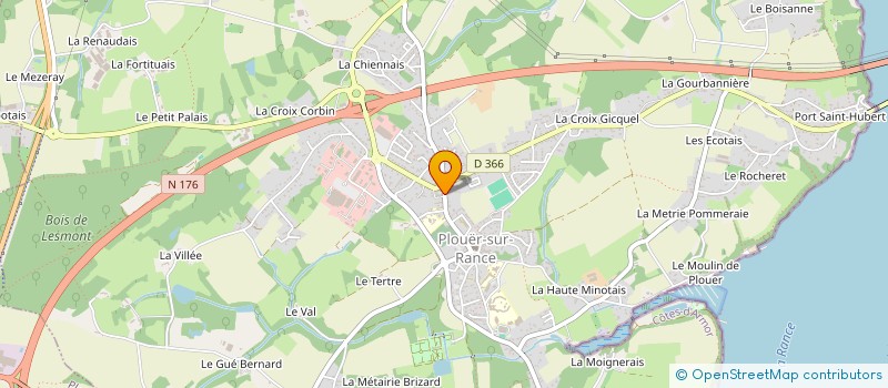 localisation de l'entreprise MONSIEUR BENOIT BUCHON à PLOUER-SUR-RANCE
