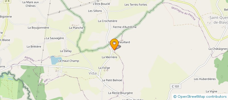 localisation de l'entreprise MONSIEUR BENOIT BURBAN  VIDAI