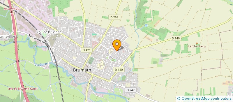 localisation de l'entreprise MONSIEUR BENOIT BURG  BRUMATH
