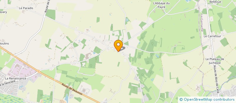 localisation de l'entreprise MONSIEUR BENOIT BUSSON  SALLERTAINE